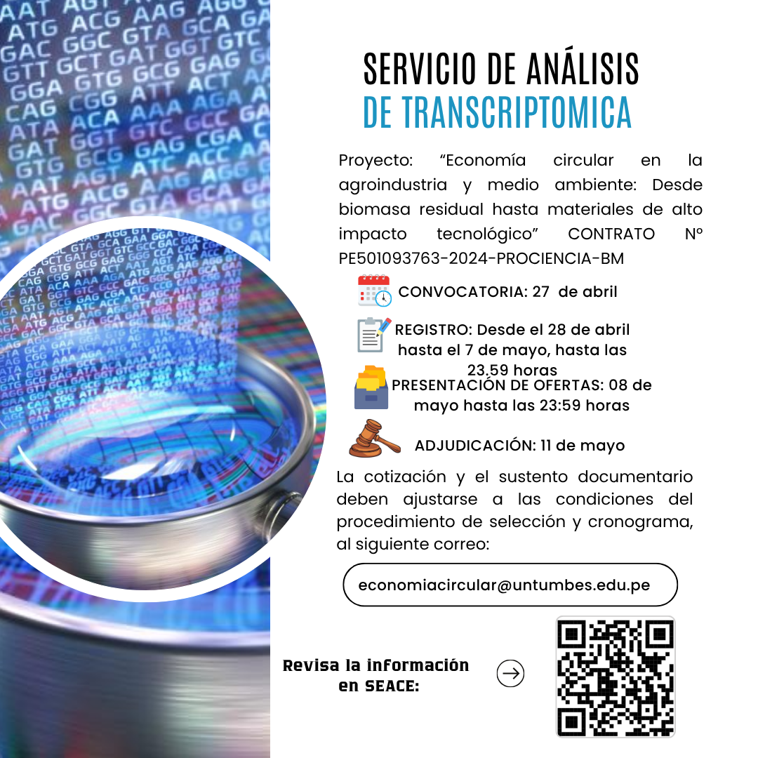 SERVICIO DE ANÁLISIS DE TRANSCRIPTÓMICA